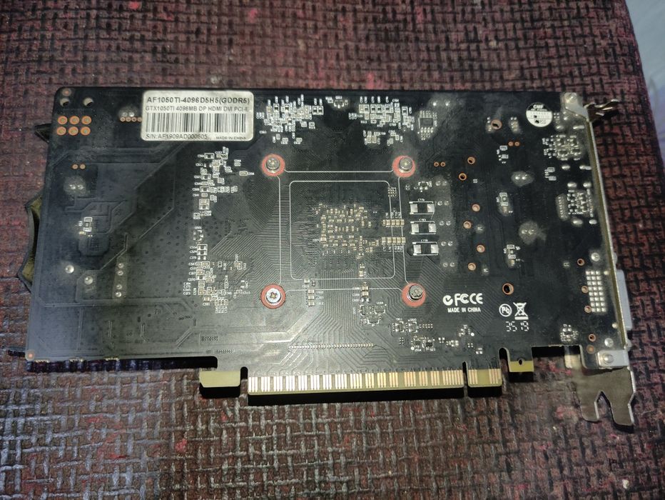 Видеокарта 1050ti рабочая