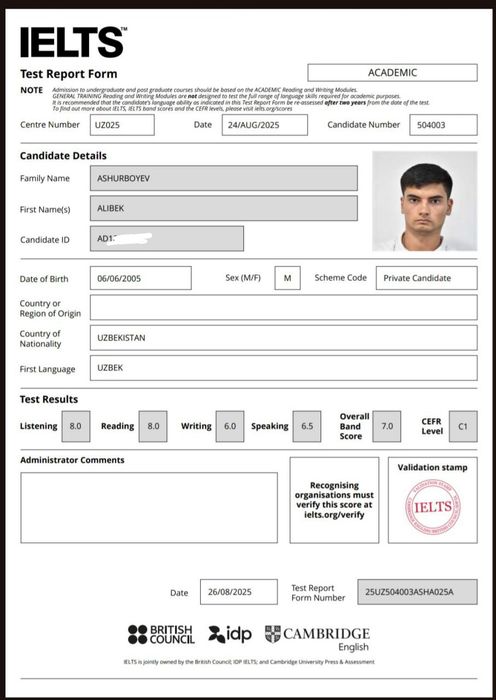 General english va IELTS instructor