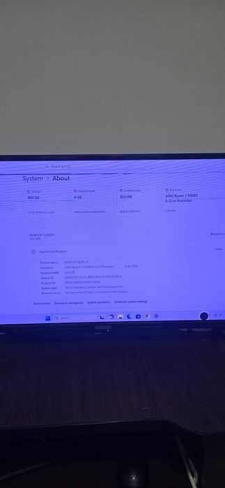 Sistem gaming amd ryzen 7 5700x