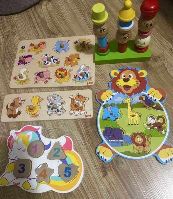 Лот дървени Сортери 7 броя