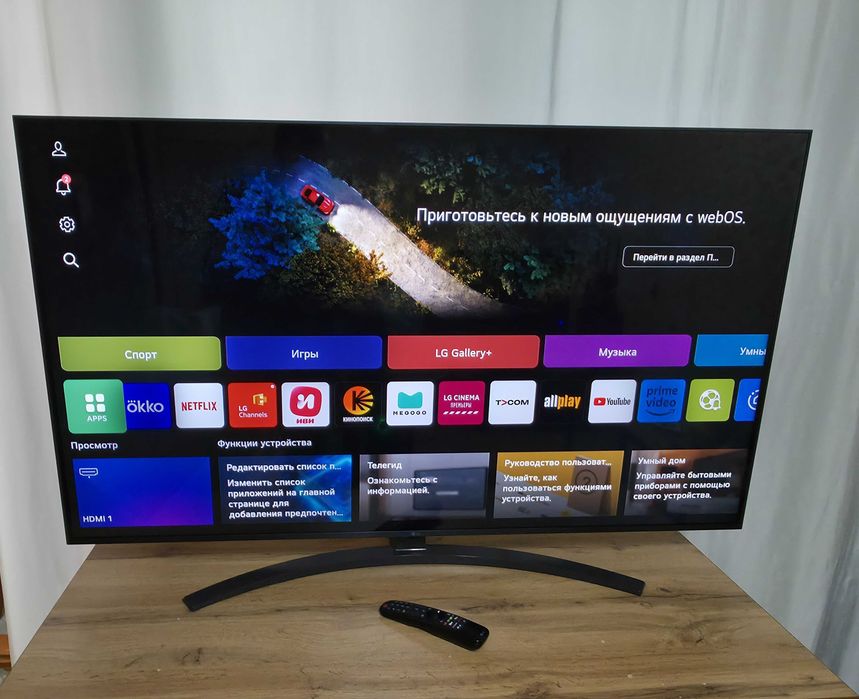 55-дюймовый телевизор Smart TV LG UHD UT81 4K 2024