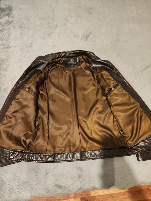 Кожанный куртка осень/весна