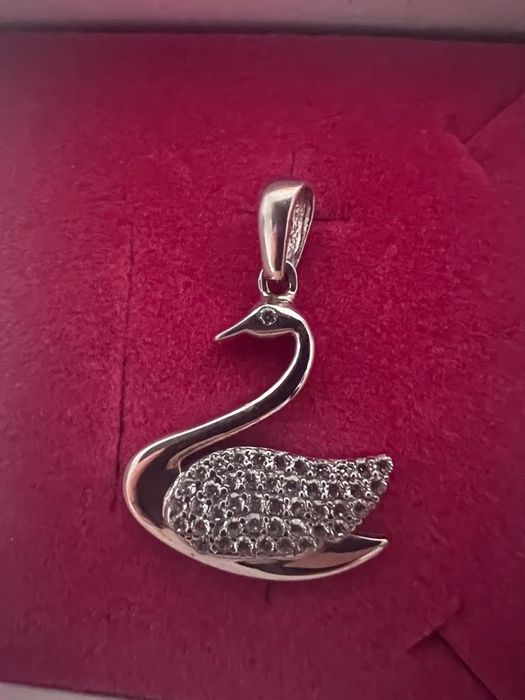 Pandantiv lebada argint