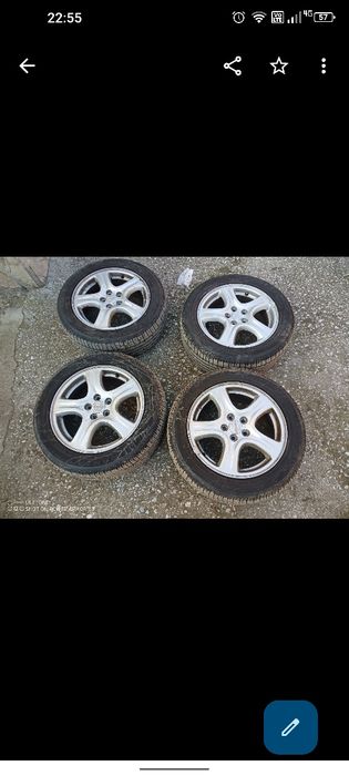 16 ки джанти за Субару с гуми 205/55/16