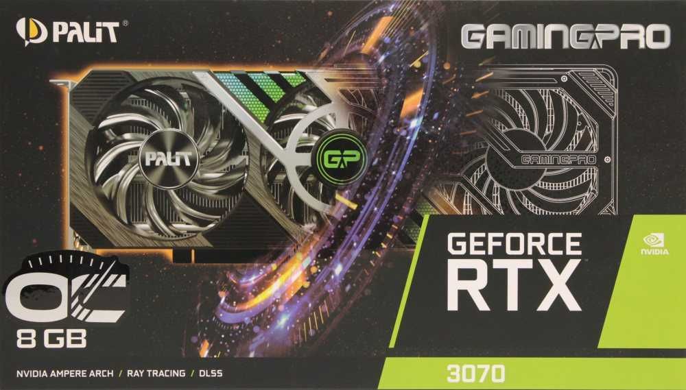 Видеокарта Palit RTX 3070 Gaming Pro 8Gb