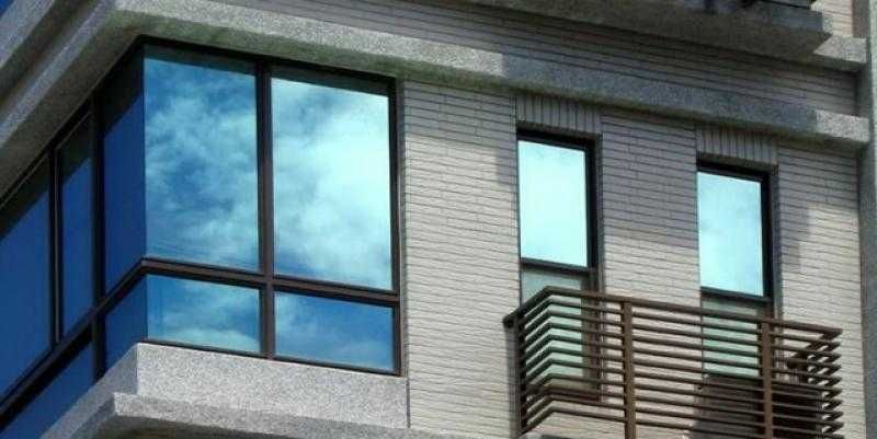 Folie de protectie solara cu efect tip oglinda pentru geamuri cladiri!