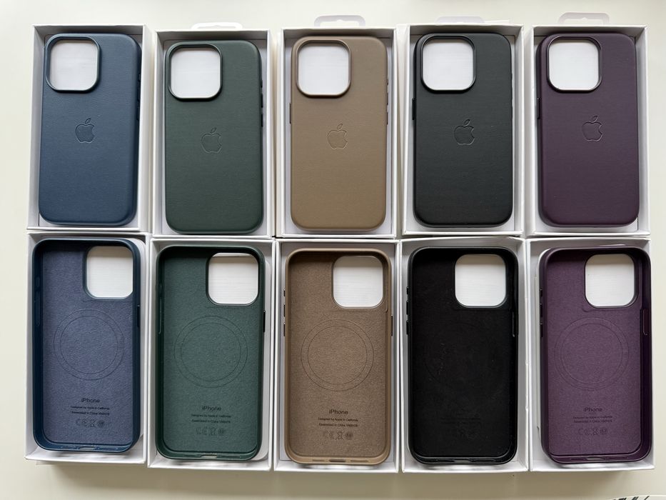 Husa / Carcasa Leather iPhone 15 Pro, 15 Pro Max ,16 Pro, Pro Max