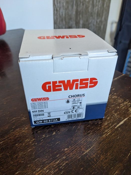 Interfata Knx Dali GW90872A Gewiss, nouă si nefolosită