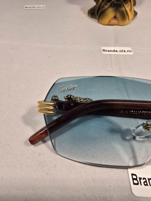 Set Ochelari de soare Cartier Rimless Green, made in Italy