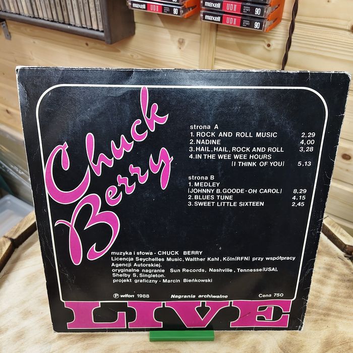 Chuck Berry - Live (виниловая пластинка)