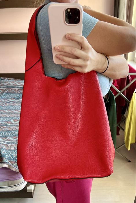 Червена Дамска чанта Estil