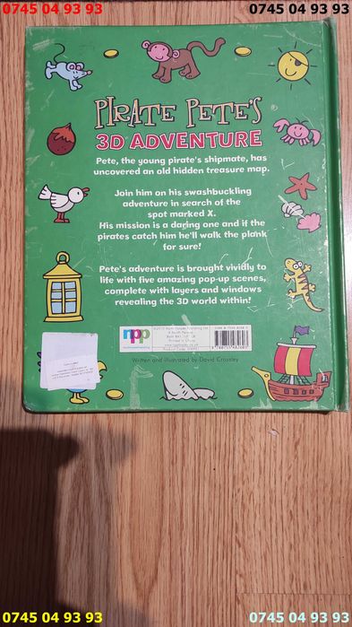 carte carti pirate petes 3D adventure in engleza