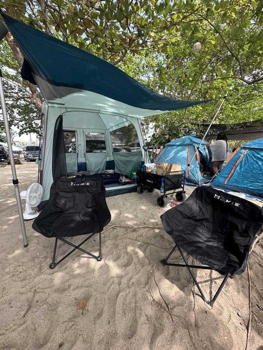 Комплект сгъваеми градински столове  + Mаса подходящи за къмпинг