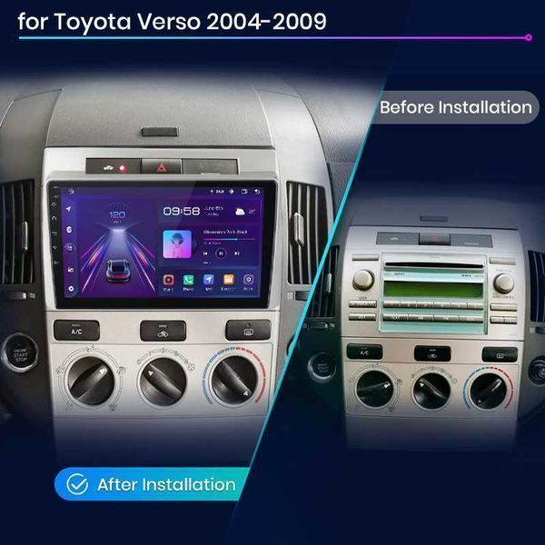 Toyota Corolla Verso 2004-2009 Мултимедия Навигация Android