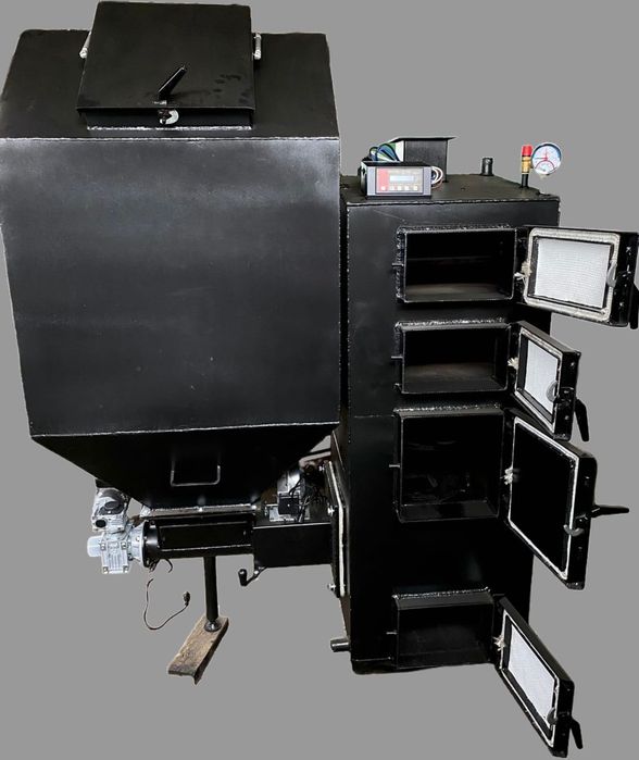 Котел отопления шнековый