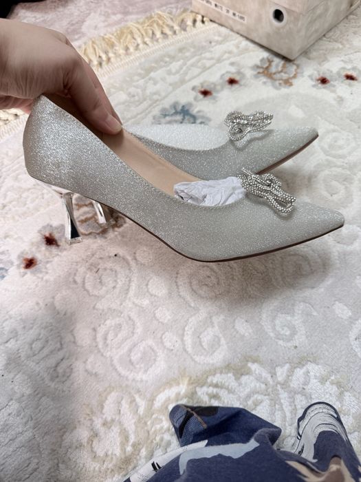 Туфли серые разер 40