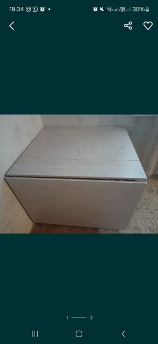 Жиналмалы биік стол сатылады