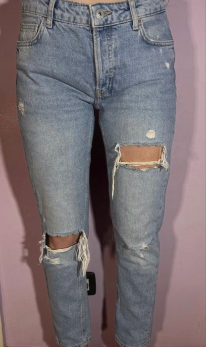 Blugi denim Bershka