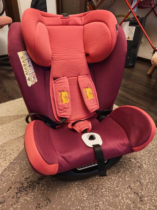 Scaun Auto Riola plus cu Isofix Crocodile Pink 0 -36 kg