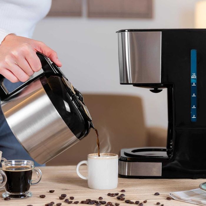 Кафемашина Cecotec Coffee 66 Drop, 950W, 1.2л 10чаши, LCD, лек ДЕФЕКТ