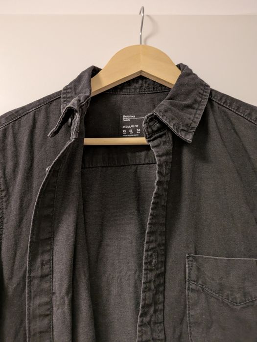 Cămașă denim neagră XS bărbați