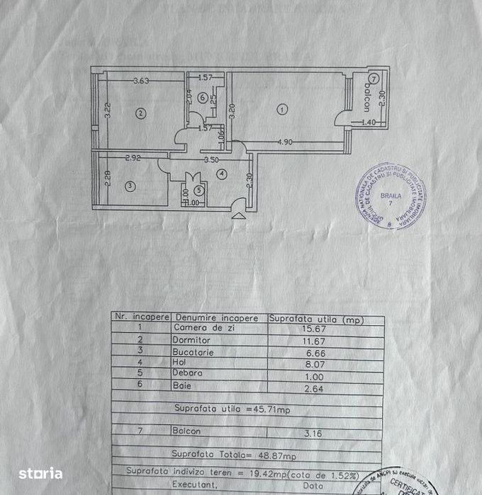 Apartament 2 camere Renovat Total, zona Garii. Suprafata 48mp.
