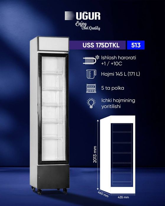 UGUR xolodilnik, morozilnik, холодильник, морозильник