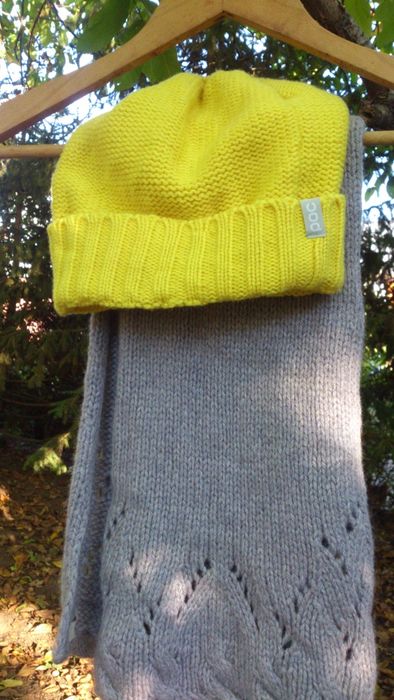 Вълнен шал NoaNoa и шапка