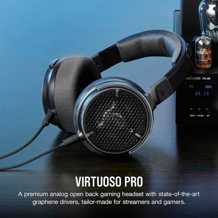 Casti Corsair microfon VIRTUOSO PRO, Gaming/Streaming, Negru,sigilat