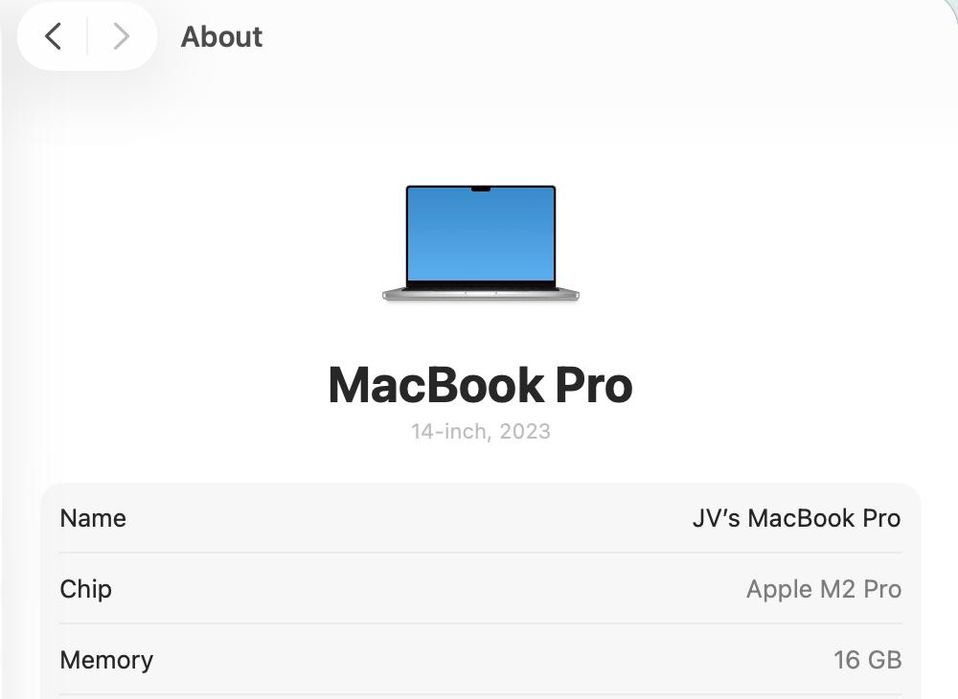 MacBook Pro M2 Pro 14” (16Gb/512Gb) | 139 циклов