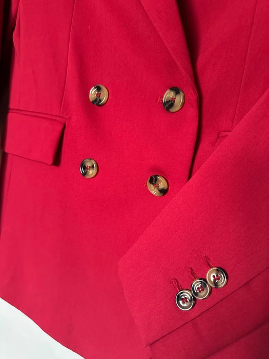 Mango сако малинов цвят