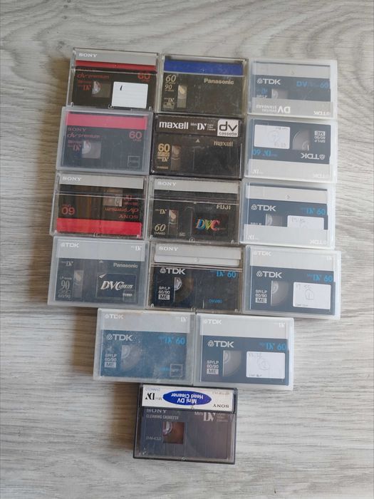 Lot mini casete video