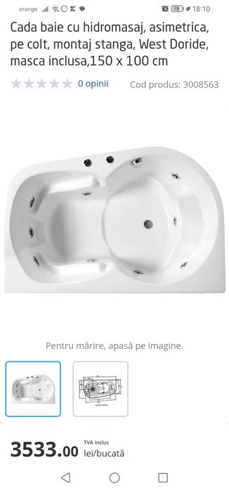 Cada hidromasaj de vânzare