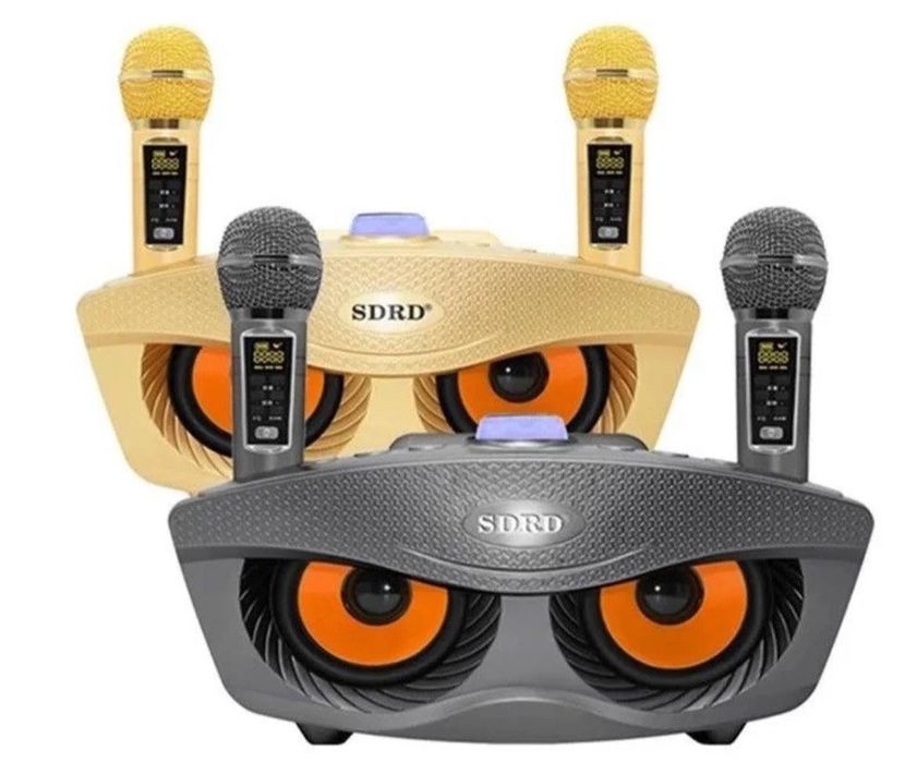 Караоке колонка с микрофоном