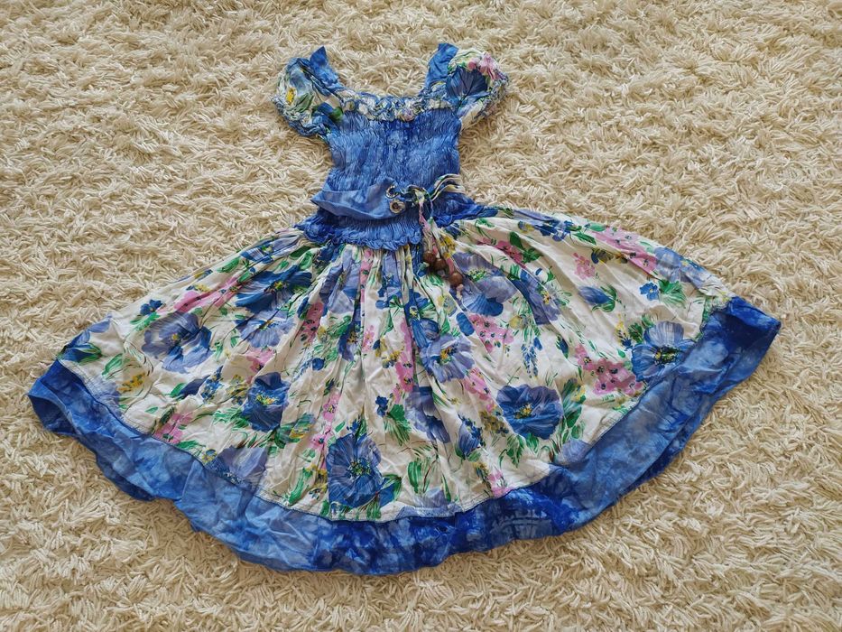 Платье детское летнее б/у на 2-4 года