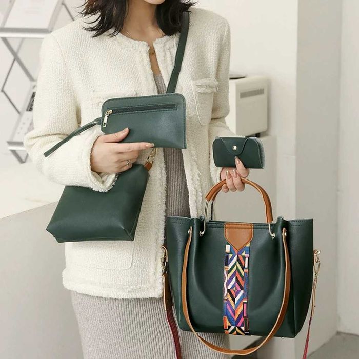 Тотален Хит Дамска чанта 4в1 - Различни цветове модел 2025