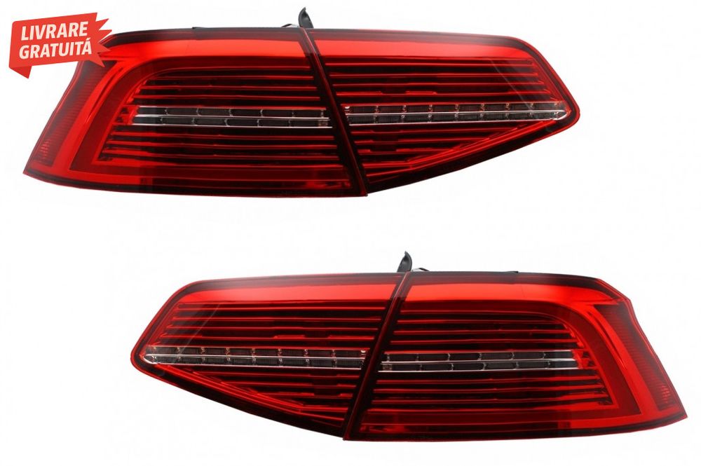 Stopuri LED VW Passat B8 3G (2015-2019) Sedan Matrix R line cu semnal