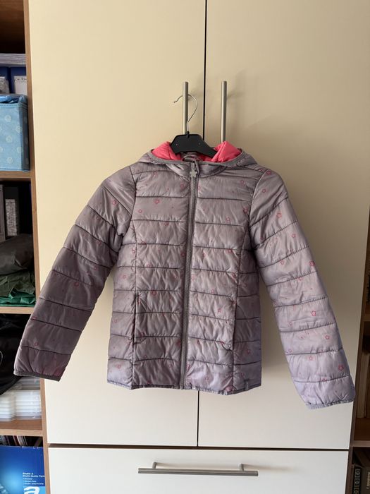 Преходно детско яке за момичета 7-8 y.o. 128 см
