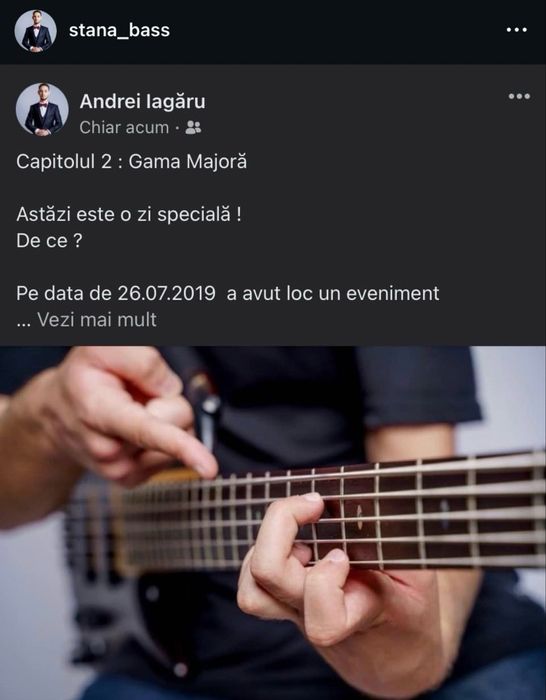 Cursuri de Chitara, Bass, Electrica, Acustica si Clasica