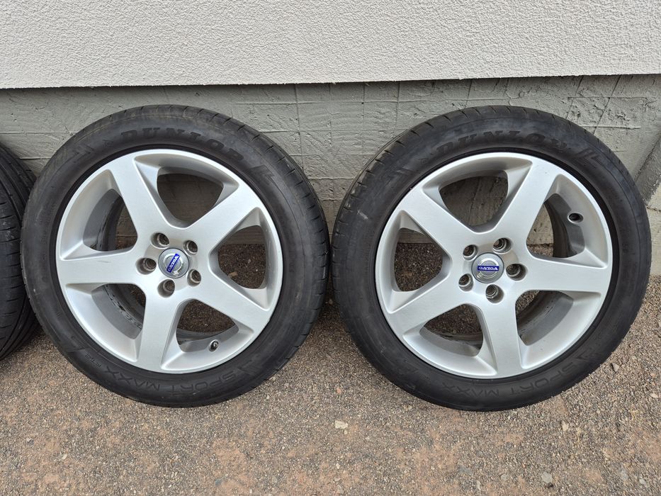 Volvo - aлуминиеви джанти 17 5x108 с гуми Dunlop - 225/50/17