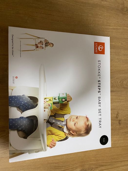 Stokke Steps Baby Set + Tăviță + Centură – Original – Black