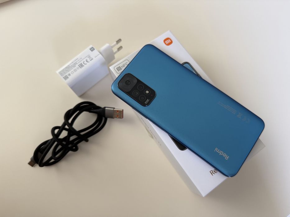 Smartphone Xiaomi Redmi Note 11 Blue, 64 GB, Dual Sim, Liber de retea