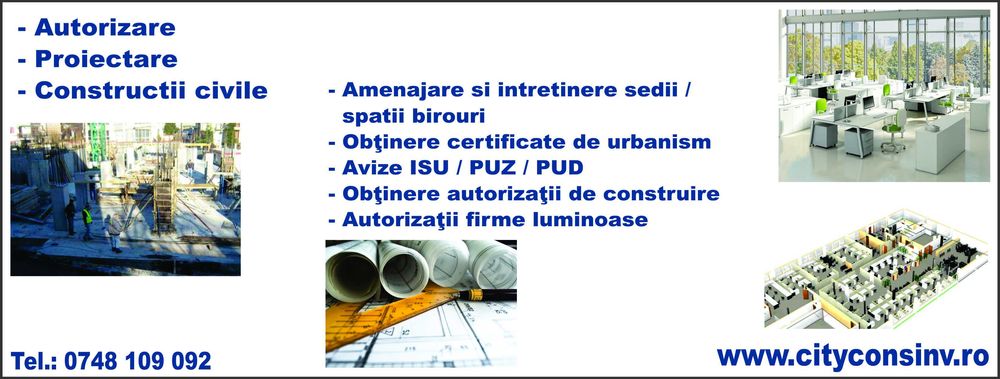 Avize constructii - reclame - firme - urbanism