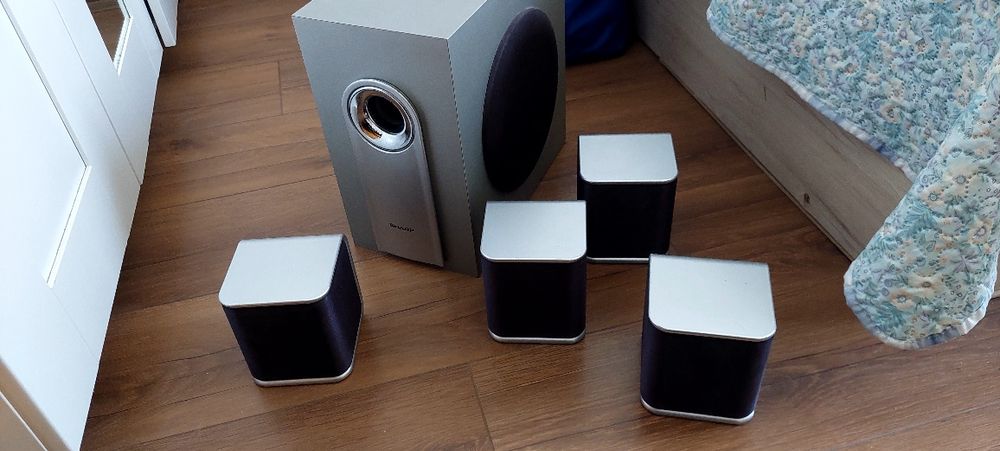 Домашно кино буфер колонки усилвател JVC SHARP