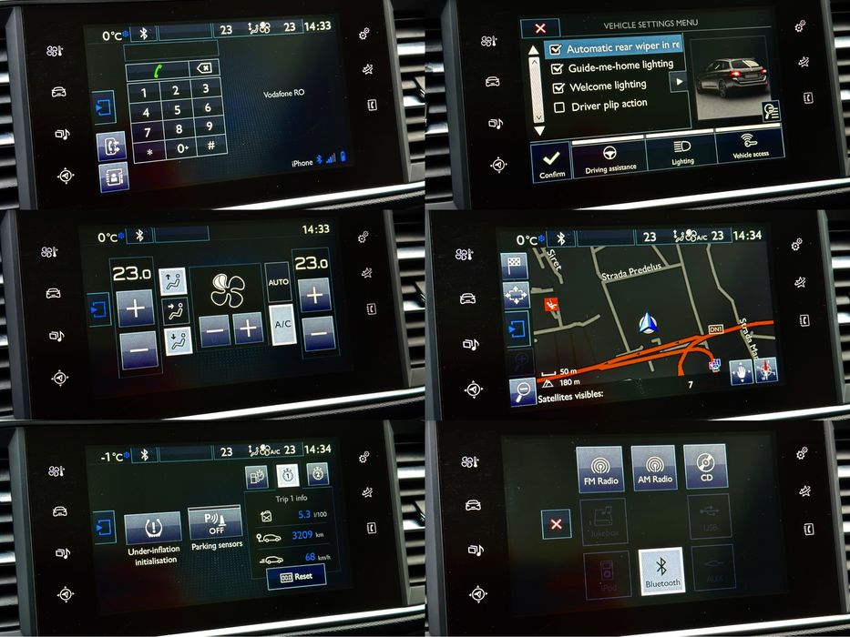 Peugeot 308 SW 1.6 BlueHdi 120 Cp 2015 Interior Piele Sport Panoramic