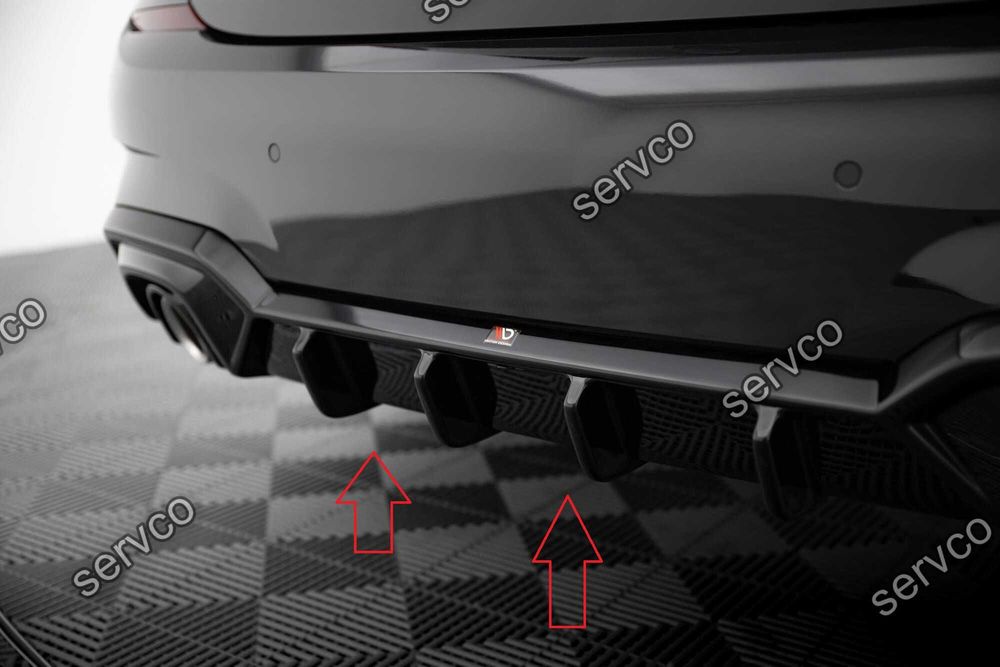 Prelungire difuzor bara spate compatibil cu Bmw Seria 3 M-Pack G20 / G21 2018-2022 v24 - Maxton Design