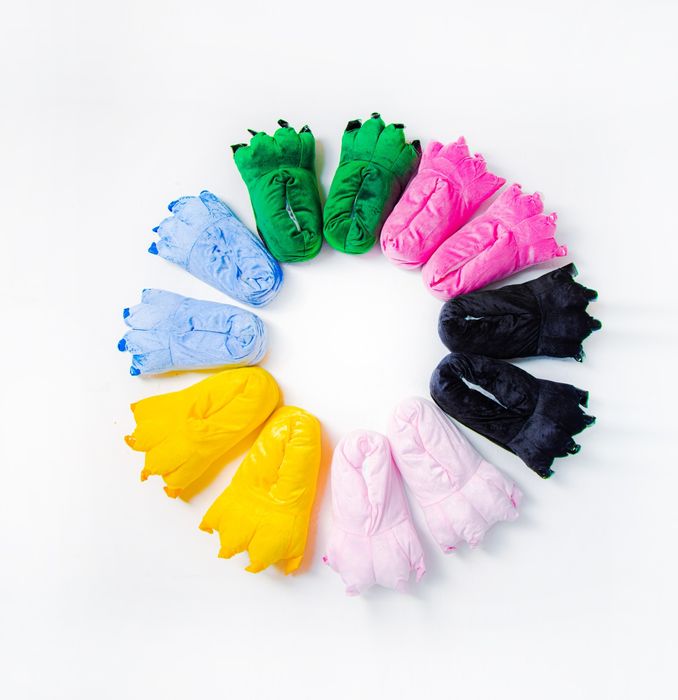 Тапочки с когтями, в виде лап дракона