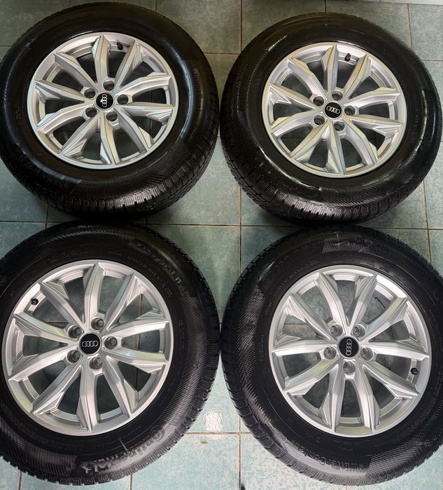 Jante aliaj R17 originale AUDI Q5 235/65/17 Continental M+S 2023