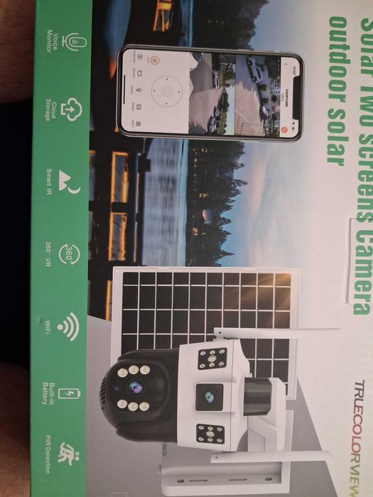 Cameră Supraveghere Solară 4G cu 2 Camere AT PERFORMANCE