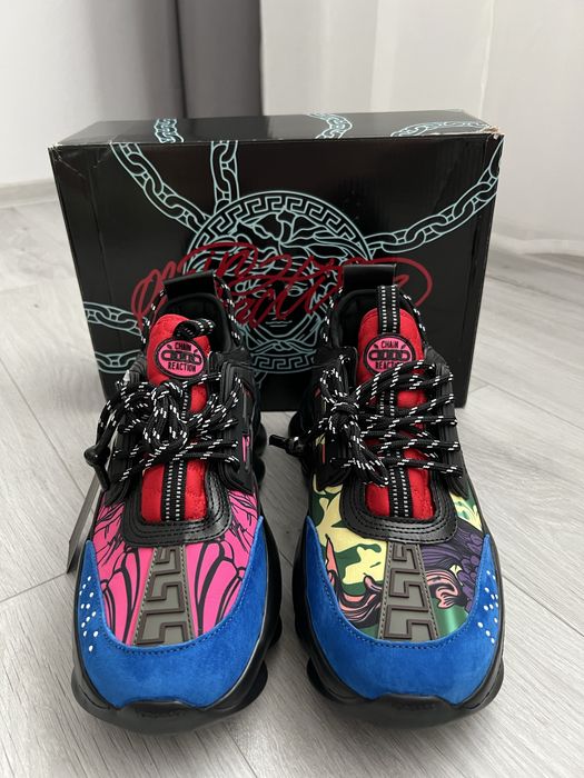 Versace Chain Reaction Mov/ Negru 43